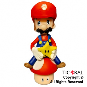 ADORNO MARIO BROS EN HONGO A. PORCELANA FRIA x 1